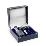 A cased silver and glass cocktail set Carr's and J A Campbell, London and Sheffield 2002 / 2003, ...