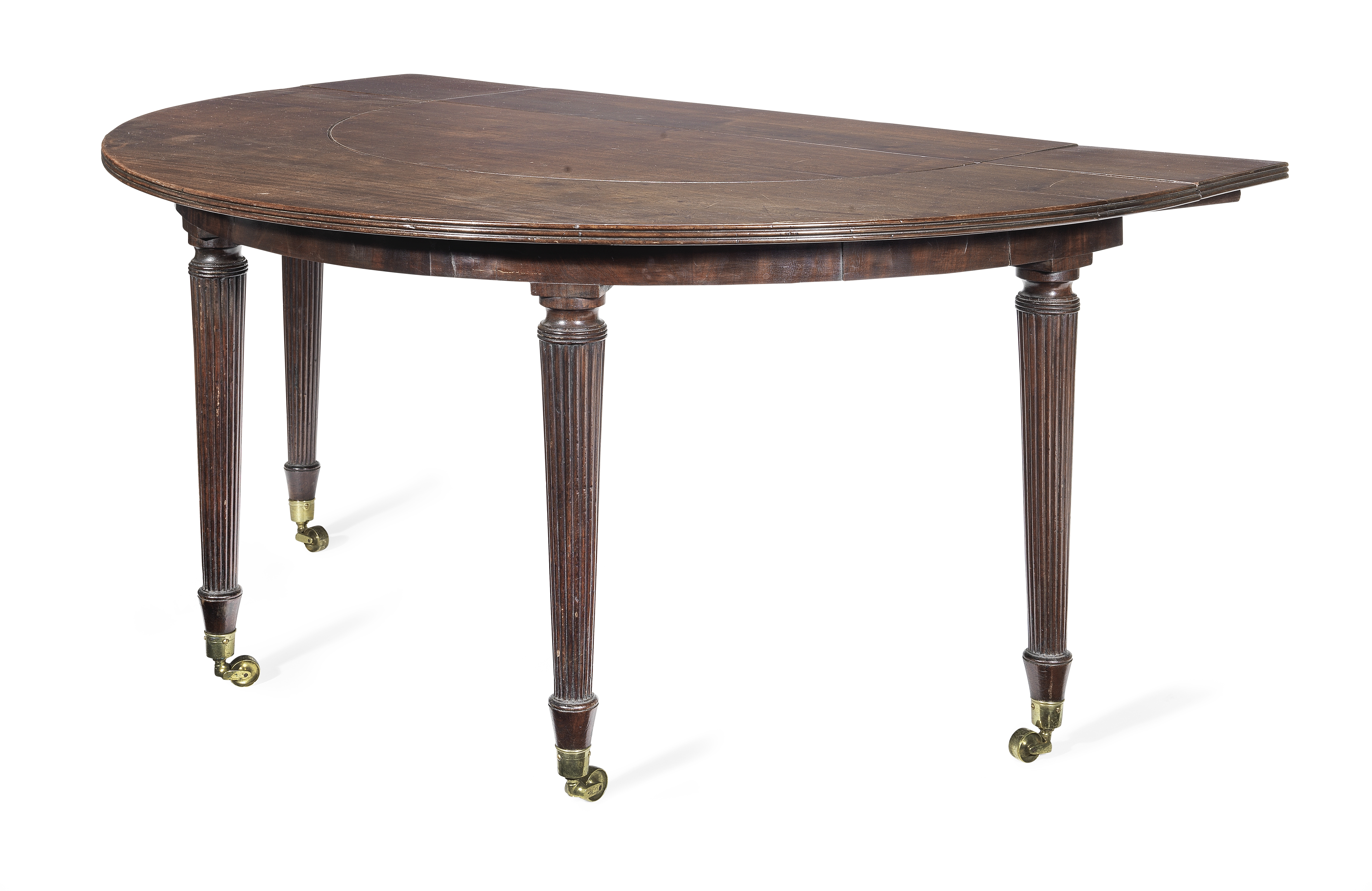 A Regency mahogany wine, hunt or social table in the manner of Gillows - Image 6 of 6