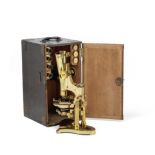 A large Ross compound binocular microscope, English, 1880's,