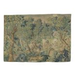 A 17th century verdure tapestry, Flemish