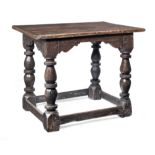 A rare Elizabeth I joined oak display/serving table, circa 1600 Made to accompany the 'Great Tabl...