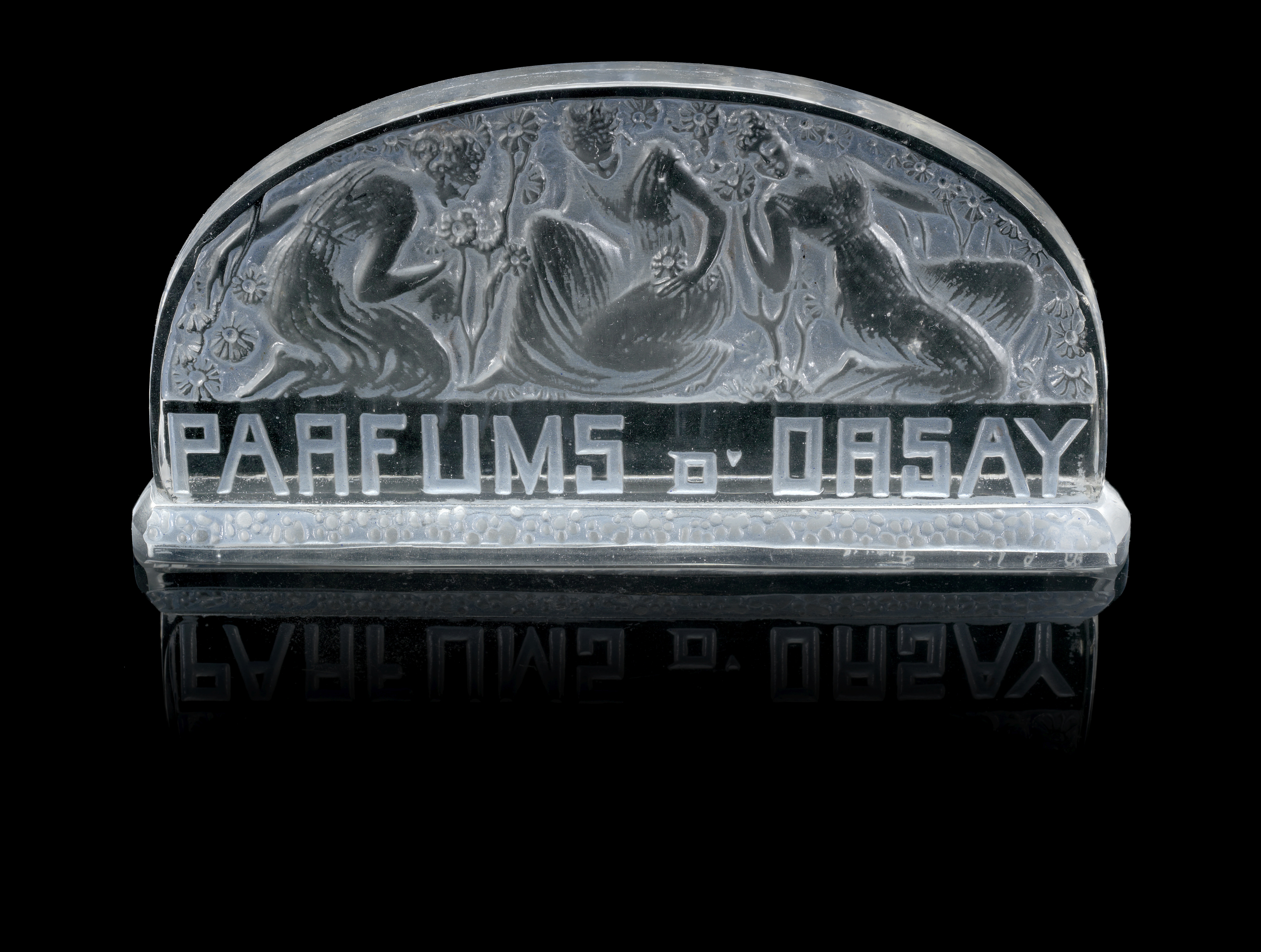 RENÉ LALIQUE (FRENCH, 1860-1945) A Pre-War 'Parfums D'Orsay' Plaquette Publicitaire, design intro...