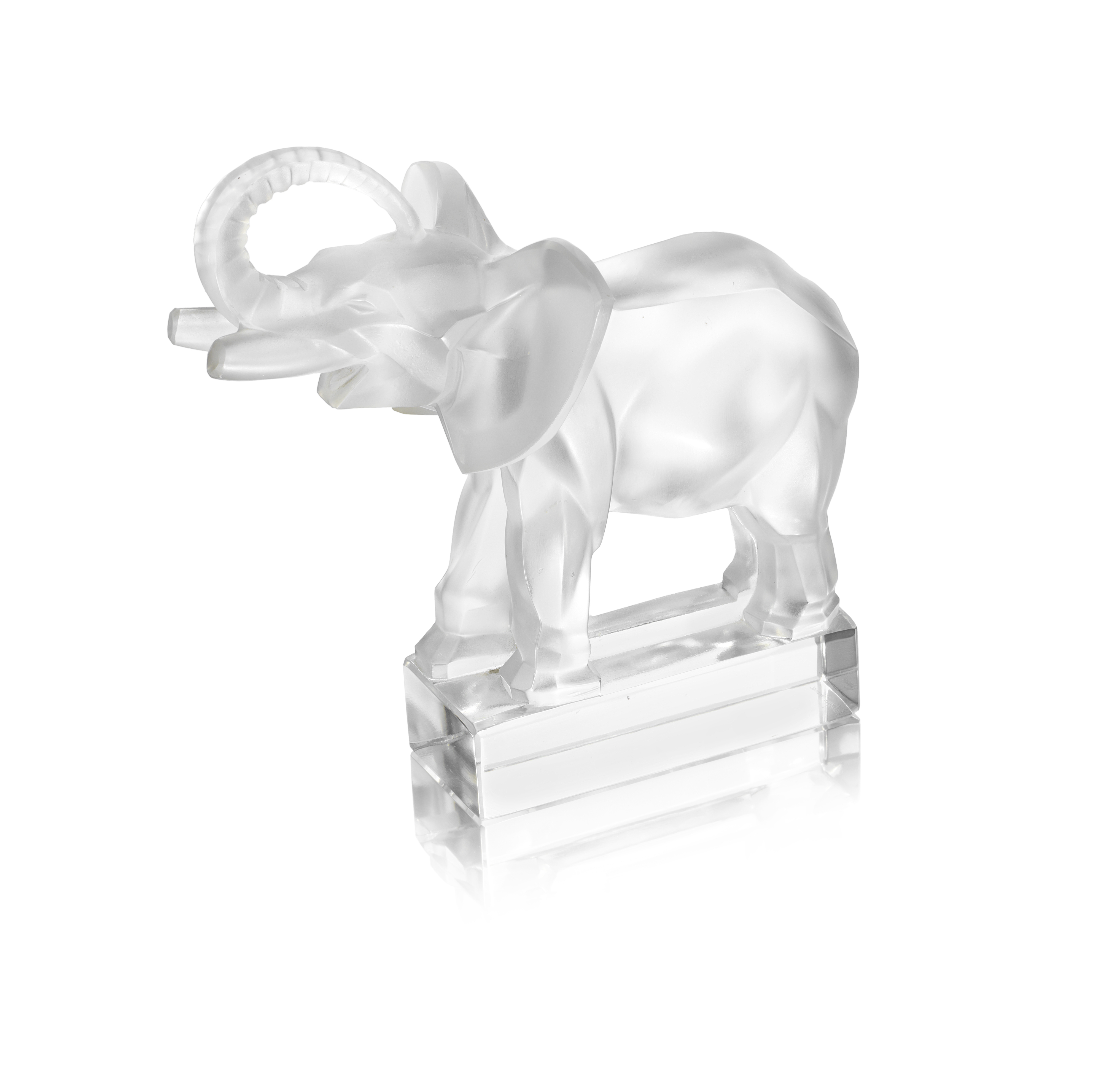RENÉ LALIQUE (FRENCH, 1860-1945) A Post-War 'Éléphant' Paperweight, design introduced in 1931 - Image 2 of 2