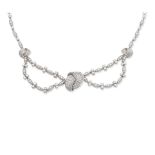 A diamond necklace