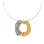 An opal and diamond necklace, by Grima,