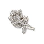 A diamond brooch/pendant,