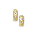 A pair of 'Parentesi' earrings, by Bulgari,