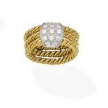 A diamond-set dress ring, by Pomellato
