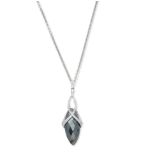 A hematite and diamond 'Jewelvine' pendant necklace, by Stephen Webster