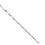 A diamond line bracelet