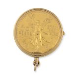 Piaget. An 18K gold manual wind concealed 50 Pesos coin watch Circa 1980