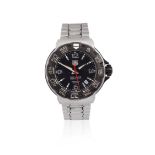 TAG Heuer. A stainless steel quartz calendar bracelet watch Formula 1, Ref: WAC1110-0, Purchased...