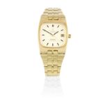 Omega. An 18K gold automatic calendar bracelet watch Constellation, Ref: 166.059/168.047, Circa ...