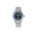 Omega. A stainless steel automatic calendar bracelet watch Seamaster Professional, Ref: 168.1622...