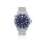 Omega. A stainless steel quartz calendar bracelet watch Seamaster Professional, Ref: 196.1523, ...