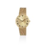 Patek Philippe. An 18K gold manual wind bracelet watch Calatrava, Ref: 3562/1, Purchased 15th No...