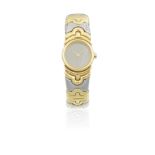 Bulgari. A lady's 18K gold and stainless steel quartz bracelet watch Parentesi, Ref: BJ01, Purch...