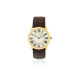 Cartier. An 18K gold manual wind wristwatch Ronde Louis, Ref: 2889, Sold 8th October 2010