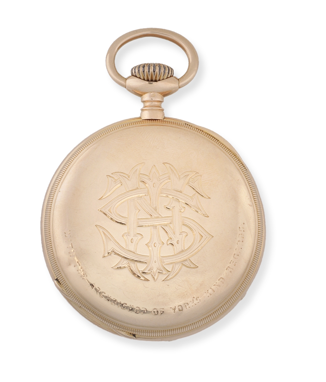 Patek Philippe. An 18K rose gold keyless wind open face pocket watch Manufactured 1888, Purchased... - Image 2 of 3