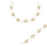 A diamond 'Attrape Moi' necklace and bracelet suite, by Chaumet (2)