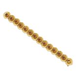 A citrine bracelet, by Boucheron,