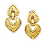 A pair of pendent earrings,