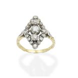 A diamond dress ring