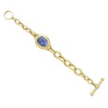 A sapphire intaglio bracelet, by Zadora