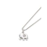 A 'Happy Diamonds' elephant pendant, by Chopard