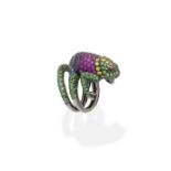 A 'Masy, the Chameleon' ring, by Boucheron