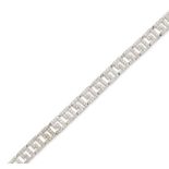 A diamond bracelet