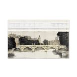 Christo (American, born 1935) The Pont Neuf Wrapped (Project For Paris), in two parts 1979