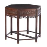 A pair of huanghuali side tables 19th century (2)