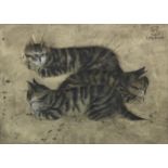 Three cats Fumiko Matsuda, (b. 1900)