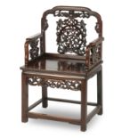 A hongmu armchair 19th century