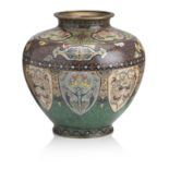 A cloisonné-enamel vase Style of Namikawa Yasuyuki, Meiji era