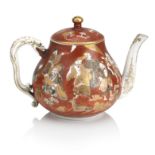 A Kutani teapot and cover Circa 1900 (2)