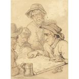 Thomas Rowlandson (London 1756-1827) A game of draughts