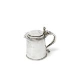 A James II silver tankard maker' mark 'SH', possibly for St John Hoyte (see Mitchell p.488), Lond...