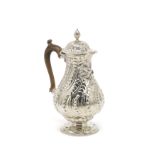 A George II silver chocolate pot Thomas Heming, London 1758