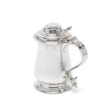 A George III silver tankard Charles Wright, London 1773