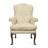 A George I walnut armchair