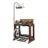 A Holtzapffel & Co ornamental turning lathe, No. 1906 complete with associated tools and accessor...