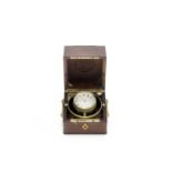 A late 19th/early 20th century brass ship's Chronometer the dial signed Winnerl, no.362