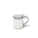 A Charles II silver tankard maker's mark 'WG' with crescent below, probably for William Grant (se...