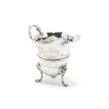 A mid-18th century Irish provincial silver cream jug George Hodder, Cork circa 1760