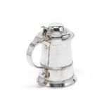 A George III silver tankard William Plummer, London 1764