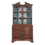 A late George II mahogany bookcase