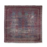 A late 19th century Agra Carpet India 363cm x 352cm
