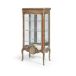 A French late 19th/early 20th century gilt bronze mounted kingwood vitrine attributed to Francois...